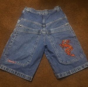 Vintage Jnco Mens Jean Shorts Dragon 